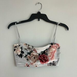 Floral Print Crop Top